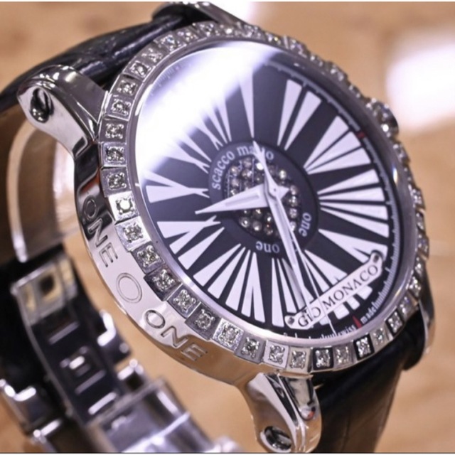 高級腕時計ジオモナコ純正ダイヤ