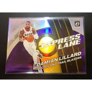 【642】NBA カード Damian Lillard purple optic(セットアップ)