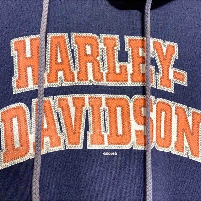 Harley Davidson(ハーレーダビッドソン)のHARLAY-DAVIDSON ハーレーダビッドソン 長袖スウェットパーカー M メンズのトップス(パーカー)の商品写真