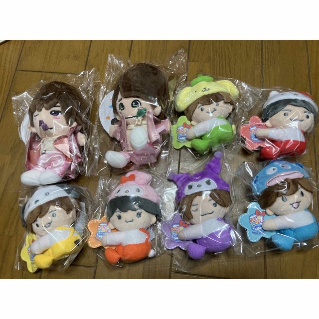 なにわ男子初心LOVEちびぬい2体+クリップマスコット6体 好きに 道枝駿佑 ちびぬい アクスタ サンリオクリップマスコット