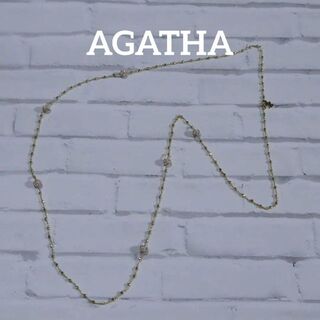 アガタ(AGATHA)の【匿名配送】 AGATHA アガタ ネックレス チェーン ゴールド ロング(ネックレス)