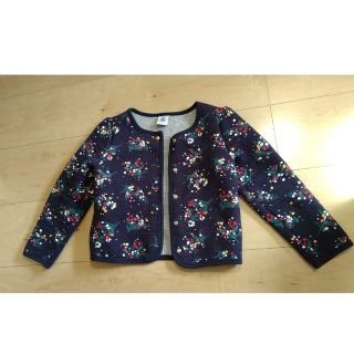 プチバトー(PETIT BATEAU)のノーカラージャケット(110cm)(ジャケット/上着)