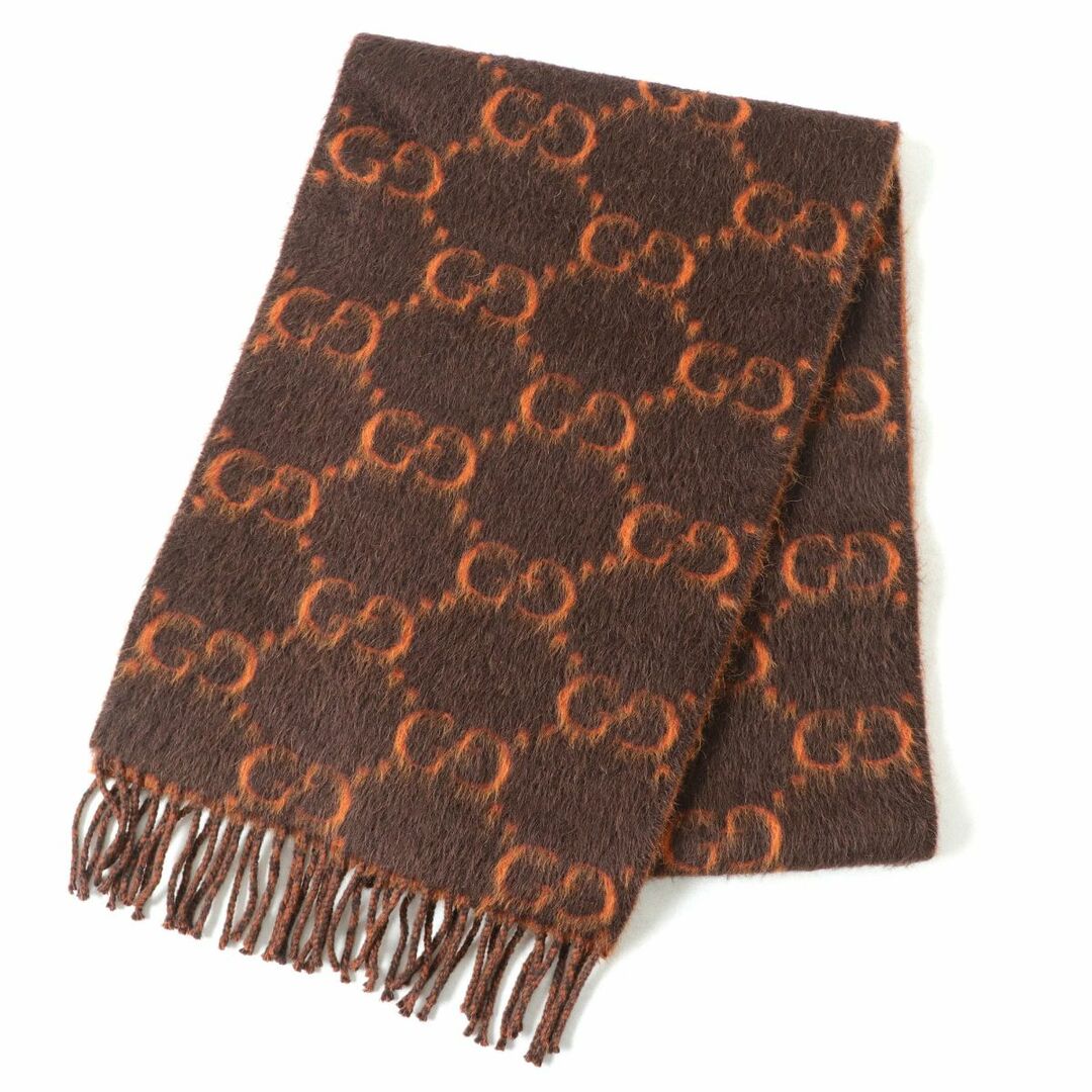 Gucci - 極美品△正規品 GUCCI グッチ GG柄 アルパカ53% バイカラー