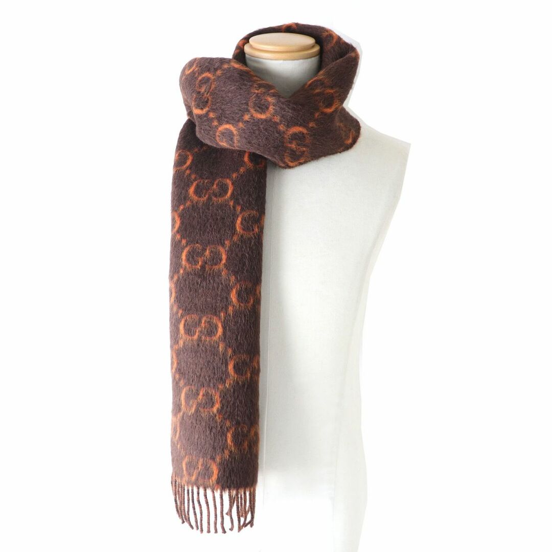 Gucci - 極美品△正規品 GUCCI グッチ GG柄 アルパカ53% バイカラー