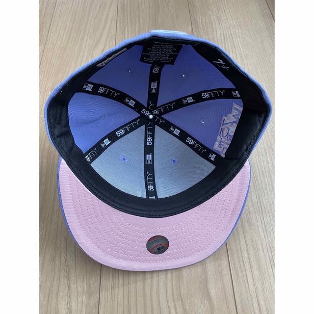 NEW ERA(ニューエラー)の59FIFTY ロサンゼルス・ドジャース ラベンダー ピンクアンダーバイザー メンズの帽子(キャップ)の商品写真