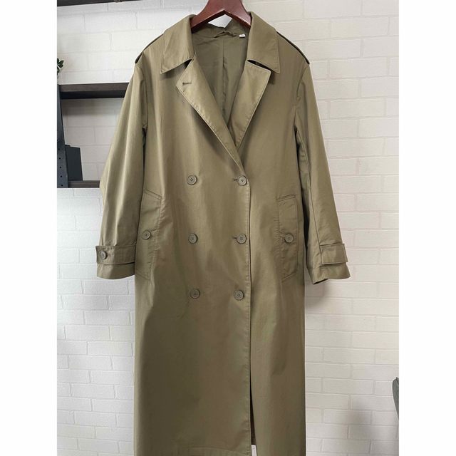 UNIQLO U☆オーバートレンチコート☆M size☆オリーブ UNIQLO U☆オーバートレンチコート☆M size☆オリーブ