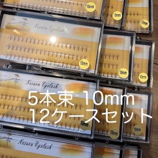 セール中♡5本束10mm♡12ケースセット♡Cカール♡セルフマツエク(まつげエクステ)