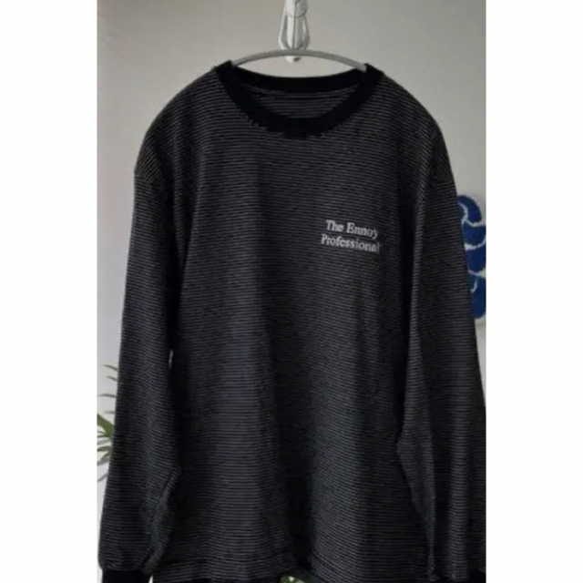 ennoy L/S Border T-Shirt ブラック