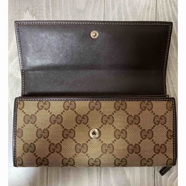 Gucci - GUCCI 長財布 GGハートロゴ 箱付の通販 by y.k's shop|グッチ