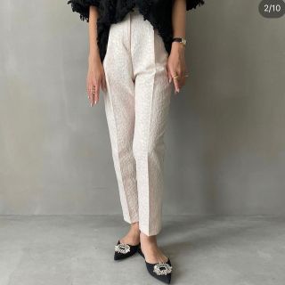 howdy jacquard pants(white)(カジュアルパンツ)