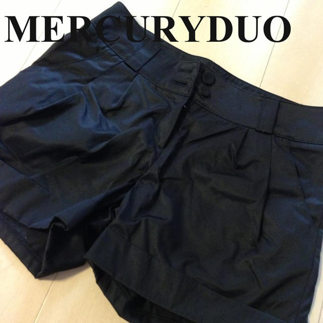 MERCURYDUO(マーキュリーデュオ)のMERCURYDUO ブラック レディースのパンツ(ショートパンツ)の商品写真
