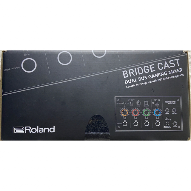 Roland(ローランド)の新品未使用 ROLAND BRIDGE CAST ゲーミングオーディオミキサー 楽器のレコーディング/PA機器(ミキサー)の商品写真