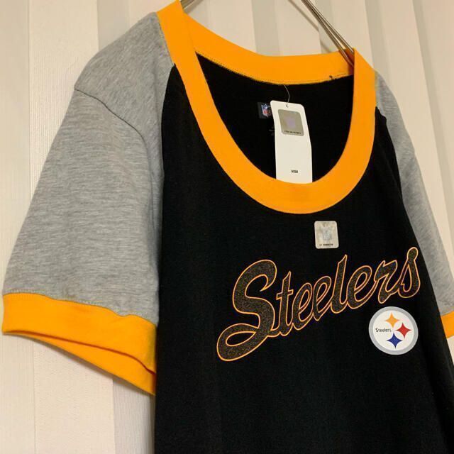 タグ公式シール付新品】NFLチームアパレル ピッツバーグスティーラーズ Tシャツ スポーツ/アウトドアのスポーツ/アウトドア その他(アメリカンフットボール)の商品写真