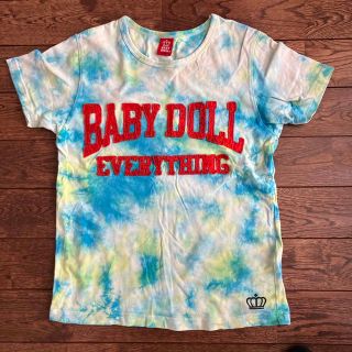 ベビードール(BABYDOLL)のTシャツ　baby doll 150 ブルー　迷彩(Tシャツ/カットソー)