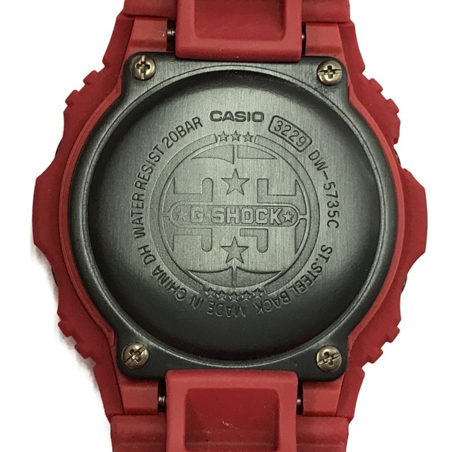 CASIO(カシオ)の##CASIO カシオ G-SHOCK 35周年記念モデル RED OUT  DW-5735C-4JR メンズの時計(腕時計(デジタル))の商品写真