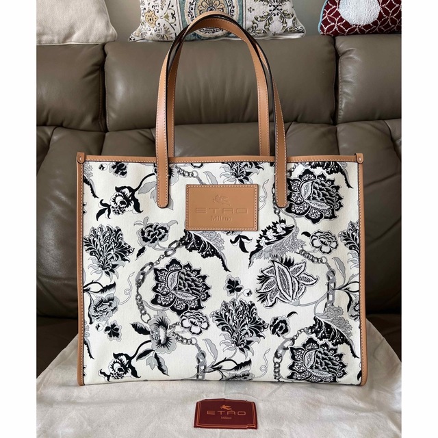超美品 エトロ ETRO トートバッグ-