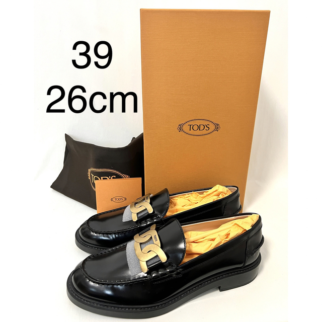 TOD'S トッズ レザーローファー ブラック 39 | www.innoveering.net