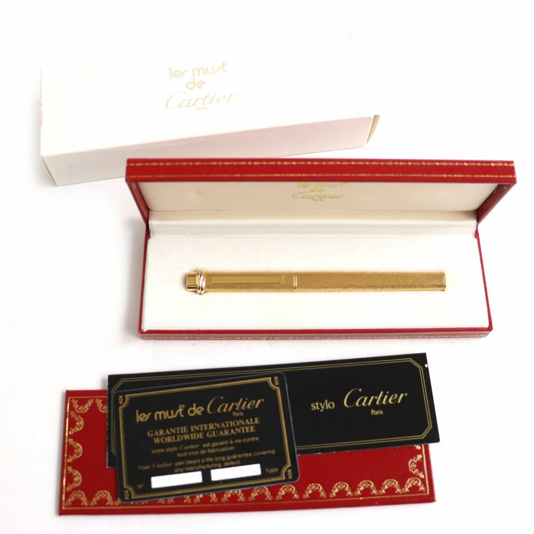 Cartierカルティエ ボールペントリニティヴィンテージ ロゴ刻印入 - 筆記具