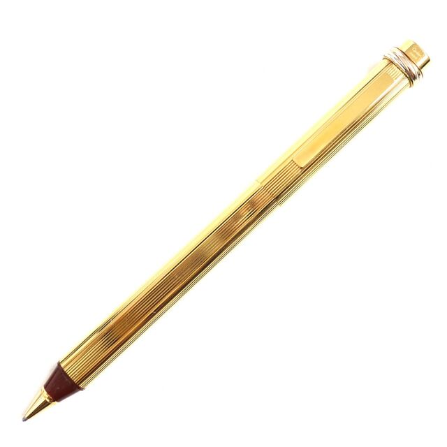 良品▽Cartier カルティエ トリニティ ストライプ柄 ロゴ刻印入り