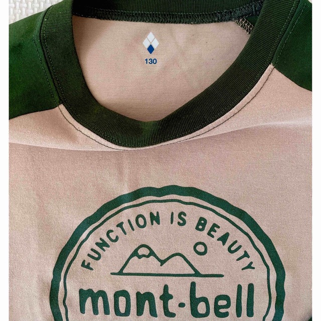 mont bell(モンベル)の【美品】★モンベル★mont-bell★長袖Tシャツ★130 キッズ/ベビー/マタニティのキッズ服男の子用(90cm~)(Tシャツ/カットソー)の商品写真
