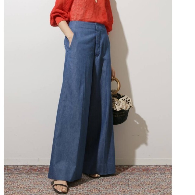 IENA LA BOUCLE - IENA LA BOUCLE 新品 タグ付き デニムバギーパンツの