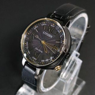 シチズン(CITIZEN)の極美品【稼働品】CITIZEN　シチズンW410　100周年記念モデル　ブラック(腕時計)