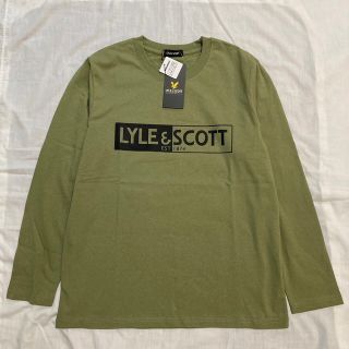 ライルアンドスコット(LYLE&SCOTT)の新品LYLE&SCOTTライル&スコット長袖TシャツMロンTオリーブ送料無料(Tシャツ/カットソー(七分/長袖))