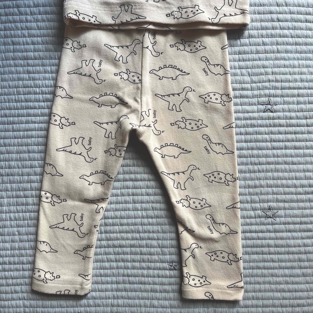 韓国子供服　恐竜セットアップ　80センチ キッズ/ベビー/マタニティのベビー服(~85cm)(シャツ/カットソー)の商品写真