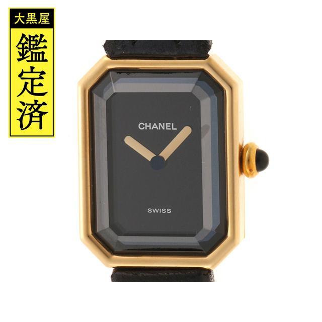 CHANEL - CHANEL　プルミエール　H0090　クォーツ　YG/革【430】