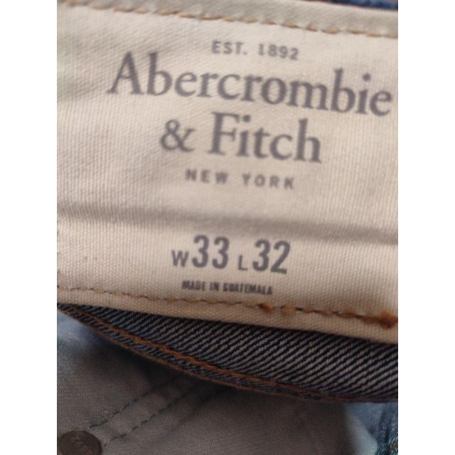 Abercrombie&Fitch(アバクロンビーアンドフィッチ)のアバクロンビーアンドフィッチ　デニム　33×32 メンズのパンツ(デニム/ジーンズ)の商品写真