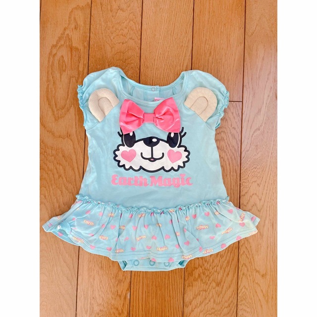 EARTHMAGIC(アースマジック)の♡⃛マフィーちゃん♡⃛アースマジック 80 キッズ/ベビー/マタニティのキッズ服女の子用(90cm~)(Tシャツ/カットソー)の商品写真