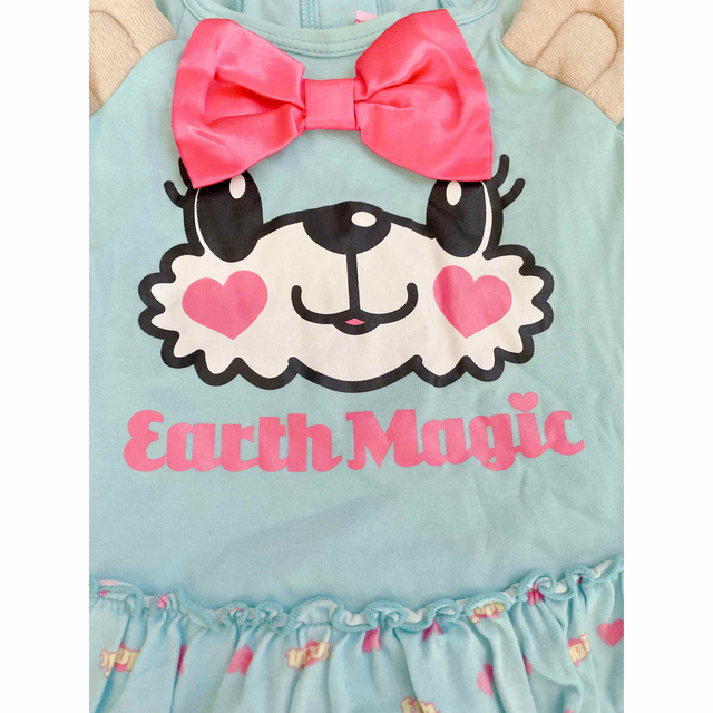 EARTHMAGIC(アースマジック)の♡⃛マフィーちゃん♡⃛アースマジック 80 キッズ/ベビー/マタニティのキッズ服女の子用(90cm~)(Tシャツ/カットソー)の商品写真