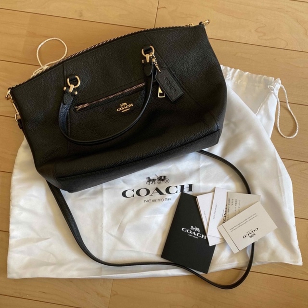 COACH コーチ 2WAY ハンドバッグ ショルダー ブラック