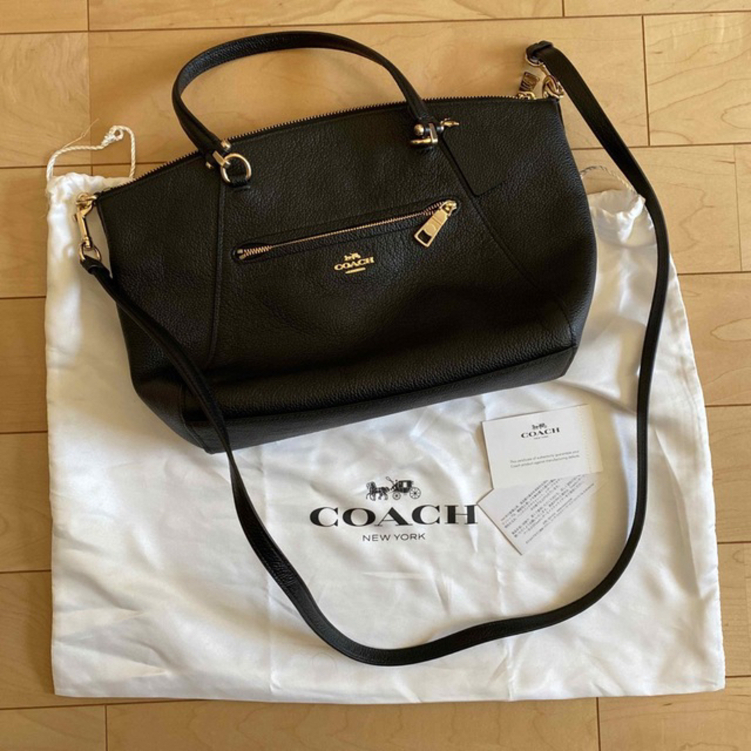 【美品です】コーチ COACH 2wayバッグ ショルダー 黒