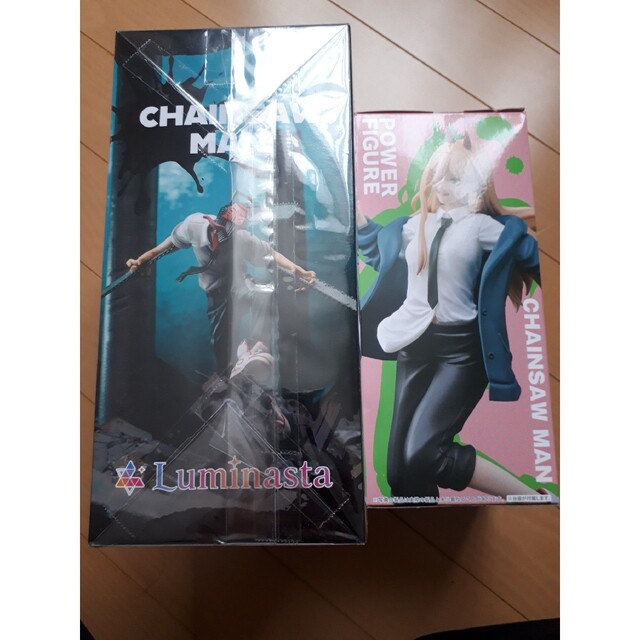 チェンソーマンフィギュア2点セット新品 Luminasta POWEFIGURE エンタメ/ホビーのフィギュア(アニメ/ゲーム)の商品写真