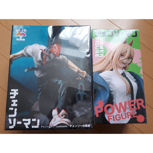 チェンソーマンフィギュア2点セット新品 Luminasta POWEFIGURE エンタメ/ホビーのフィギュア(アニメ/ゲーム)の商品写真