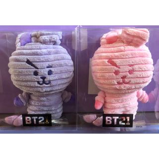 ビーティーイシビル(BT21)のBT21プラッシュドールコーデュロイcooky2つセット(ぬいぐるみ)