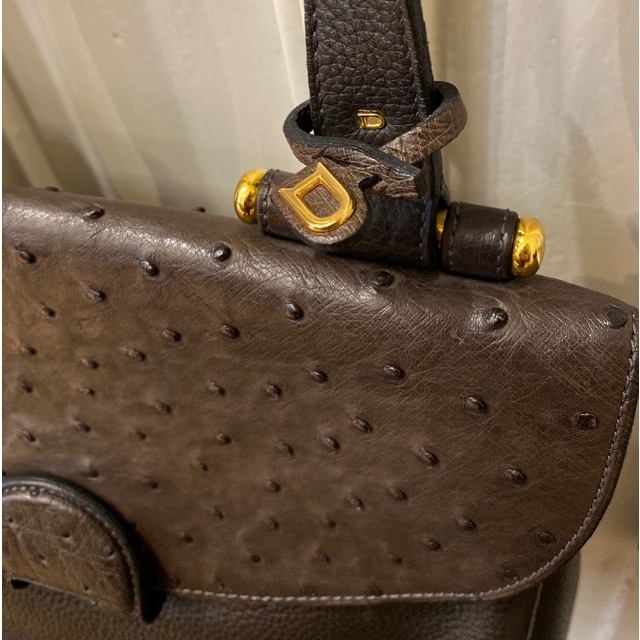 DELVAUX オーストリッチ×カフスキン