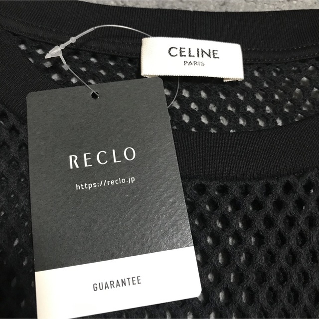 celine(セリーヌ)のCELINE ルーズメッシュロゴtシャツ メンズのトップス(Tシャツ/カットソー(半袖/袖なし))の商品写真