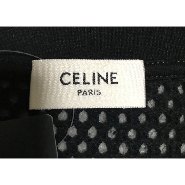 celine(セリーヌ)のCELINE ルーズメッシュロゴtシャツ メンズのトップス(Tシャツ/カットソー(半袖/袖なし))の商品写真