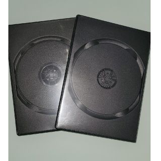 DVDケース　DVDトールケース×2(CD/DVD収納)