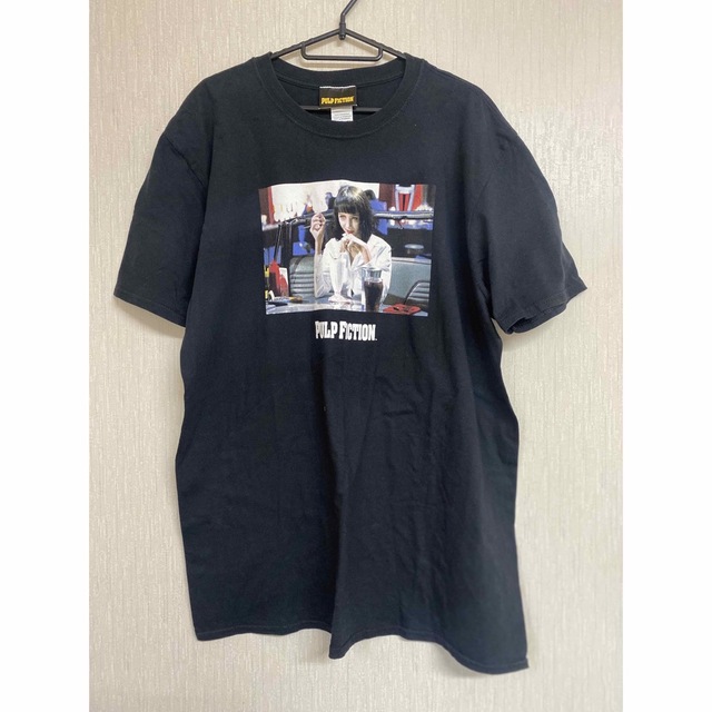 メンズ希少 PULP FICTION Tシャツ　サイズXL  ブラック オフィシャル