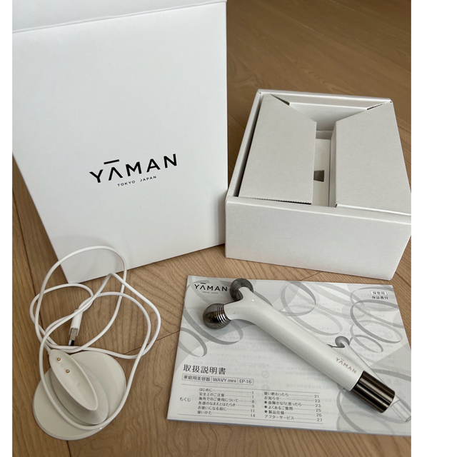 YA-MAN WAVY mini 防滴EMSトルネードローラー充電式 マイクロカフェイスケア美顔器