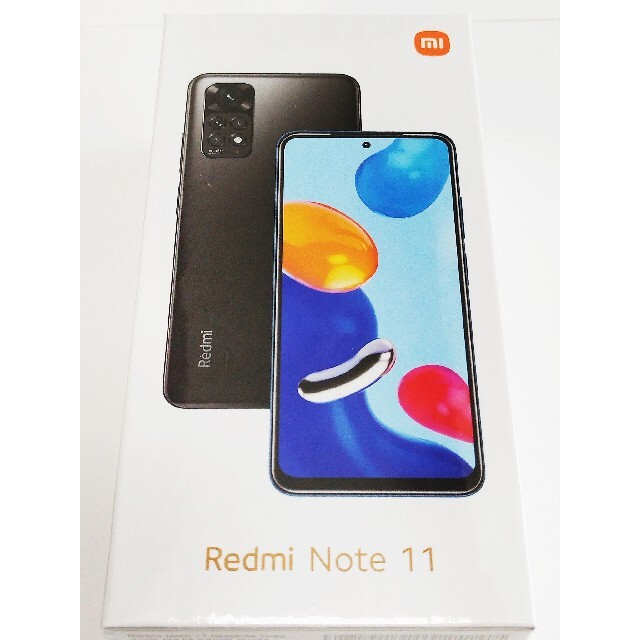 新品送料無料新品 送料無料■Xiaomi Redmi Note11■グラファイトグレー