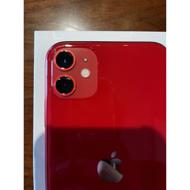 iPhone11 64GB レッド simフリー 付属品付き 2