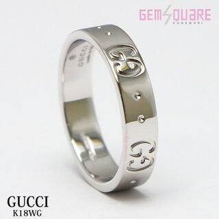 グッチ(Gucci)のグッチ K18WG アイコンリング 指輪 サイズ9 3.4ｇ 仕上げ済(リング(指輪))