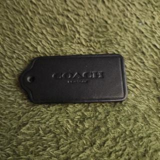 コーチ(COACH)のCOACH タグ BLACK(キーホルダー)