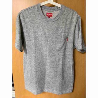 シュプリーム(Supreme)のsupreme pocket tee gray Sサイズ(Tシャツ/カットソー(半袖/袖なし))