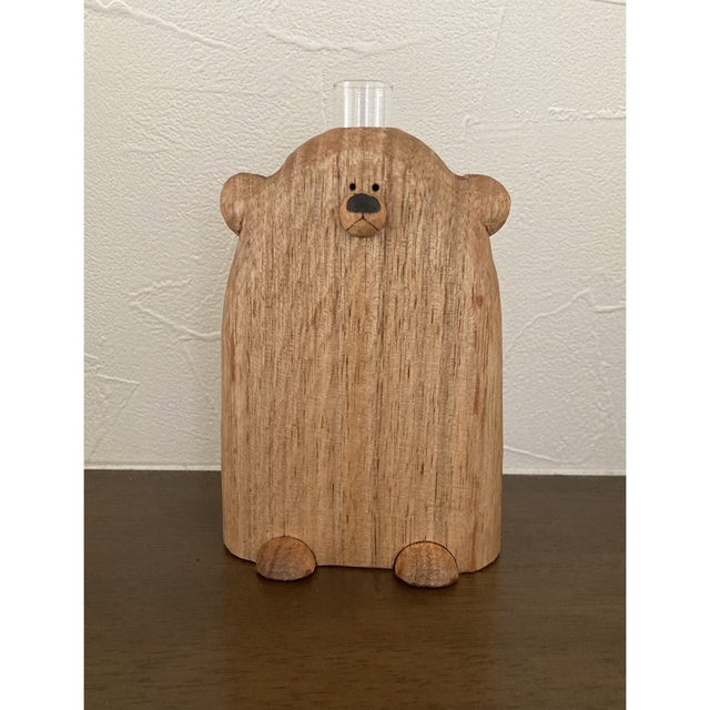 kinone さん クマ一輪挿し 新品未使用 自宅保管 | フリマアプリ ラクマ