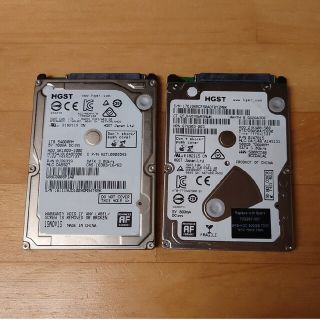 1TB・500GB 2.5インチ HDD(PCパーツ)